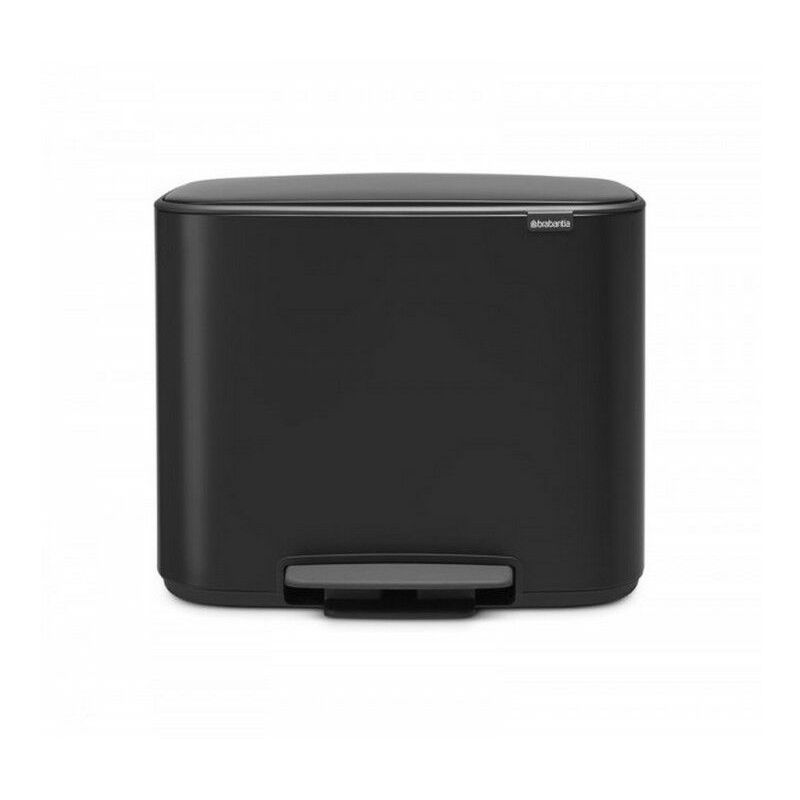Brabantia poubelle à pédale 36l noir mat 121463 30944492637