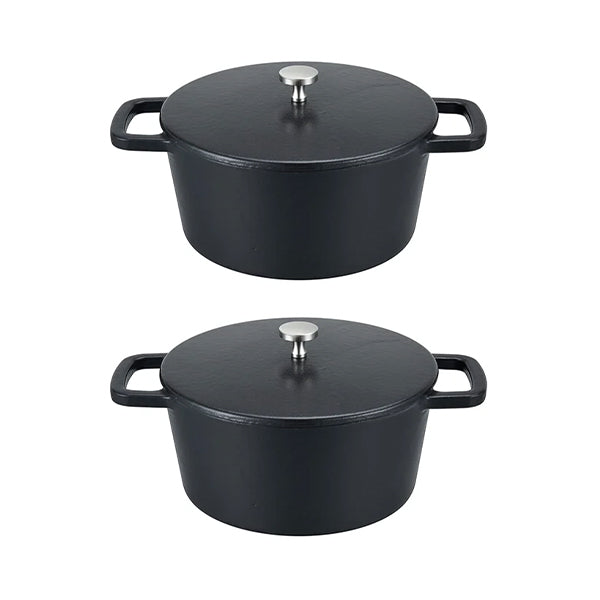 Lot de 2 mini cocottes rondes 10 cm Baumalu