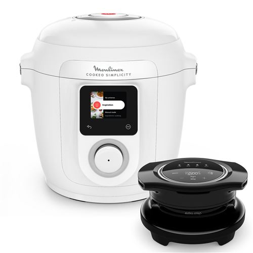 Multicuiseur Moulinex Cookeo Simplicity CE82X1F0 + Extra Crisp