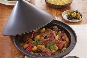 Tajine fonte 30 cm noir Mathon