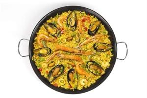 Plat à paella carbone revêtue 46 cm MEP124 Livoo
