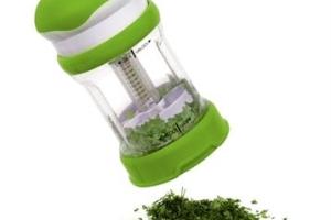 Moulin à herbes ergonomique double lame