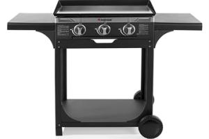Plancha gaz 3 bruleurs avec chariot BQ6349FT