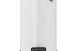 poubelle à pédale 20l blanc - 114243 - Brabantia