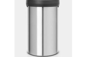 Poubelle Big Bin - 60 l - Matt Steel Fingerprint Proof - Brabantia