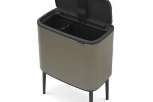 Brabantia - 316142 - POUBELLE BO TOUCH BIN, 11 + 23 LITRES, PLATINIUM