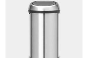 Poubelle Touch Bin - 60 L - Matt Steel Fingerprint Proof - Brabantia