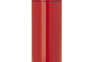 Brabantia - Poubelle Touch Bin New - 30L - Rouge