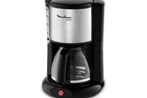cafetière 15 tasses 1000w - fg360811 noir/gris - Moulinex