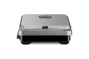 De'Longhi DE'LONGHI cuisson, Appareil à grill et sandwiches, SW12AC.S, 800W, Silver (SW 12AC.S)