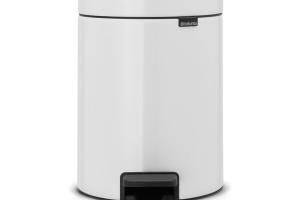 Brabantia - Poubelle à pédale newIcon white 5L