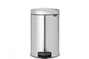Poubelle à pédale newicon 20 l matt steel code d - Argent - Brabantia