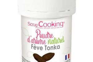 Arôme alimentaire naturel en poudre 12 g - Fève Tonka Scrapcooking