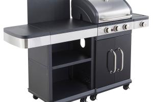 Barbecue au gaz FIDGI 3 avec desserte Cook'in Garden