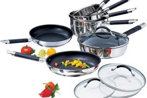 Batterie de cuisine complète 11 pièces Rapid Cook Mathon