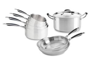 Batterie cuisine tout inox Excell'Inox Mathon