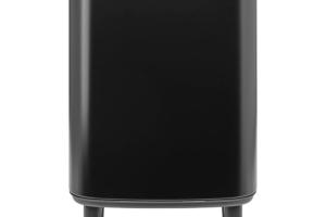 Bin de poubelle Bo Hi 7 l avec couvercle de soft close, intérieur amovible et poignée de transport de - Convient pour la salle de bains, la chambre à