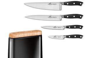 Bloc Manille noir et 5 couteaux Sabatier International