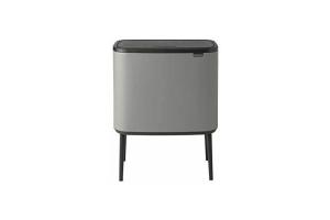 Bo Touch Bin, 11 + 23 litres, avec seaux intérieurs en plastique - Mineral Concrete Grey