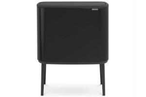 Bo Touch Bin noir mat, 11 + 23 l (31 62 03) - Brabantia