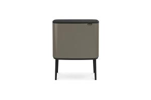 Bo Touch Bin Poubelle, 11 + 23 litres, Gris (Platine) - Brabantia