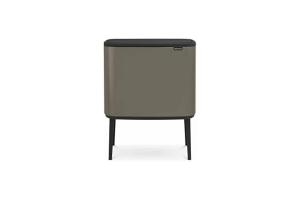 Bo Touch Bin Poubelle, Platine, 3 x 11 litres - Brabantia