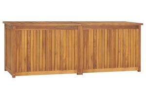 Boîte coffre de jardin 150 x 50 x 55 cm bois massif de teck 02_0012988