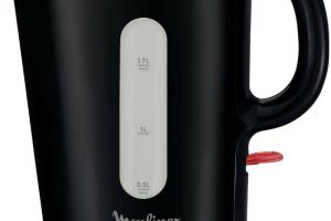 Bouilloire noire 1,7L 2400W Moulinex noir