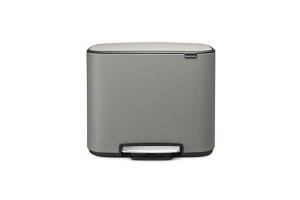 Brabantia - 121647 - Poubelle Bo Pedal Bin, 36 litres, Gris minéral