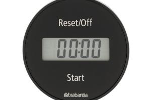 Brabantia - 121968 - Minuteur De Cuisine - Dark Grey