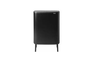 Brabantia - 130625 - Poubelle Bo Touch Bin Hi, 2 x 30L , Matt Black