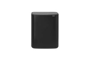 Brabantia - 221484 - Poubelle Bo Touch Bin, 2 x 30L , Matt Black
