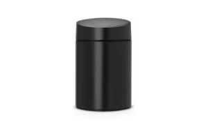 Brabantia - 483189 Poubelle Slide Bin Acier Noir 5 l 22 x 32,5 cm