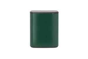 Brabantia - Bo Touch Bin, 60 litres, avec Seau Intérieur en Plastique - Pine Green