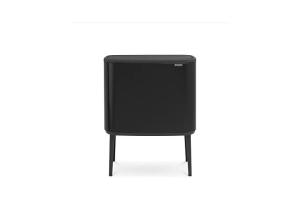 Brabantia - Bo Touch Bin Poubelle, 11 + 23 litres, noir (noir mat)