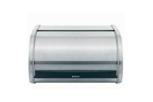 Brabantia - Boîte à pain Couvercle roulant,acier mat, med (348907)
