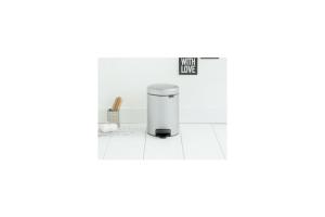 brabantia Brabantia Newicon 3 L Poubelle à péd. gris métallique (11 32 60)