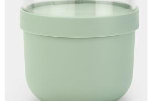 Brabantia - contenant rond make & take pour le petit déjeuner 0 5L vert jade
