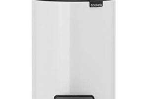 BRABANTIA Poubelle 3 L Blanche - New Icon