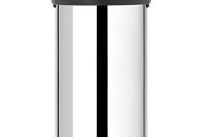 BRABANTIA Poubelle 60 L Brillant Steel - Touch Bin