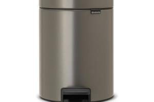 Brabantia - Poubelle à Pédale NewIcon Platinum 5L