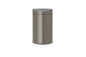 Brabantia - Poubelle Touch Bin New,recycle, 23+10 l Gris (117907)