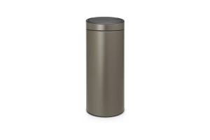 Brabantia - Poubelle Touch Touch bin new 30 l - platinium - 115363