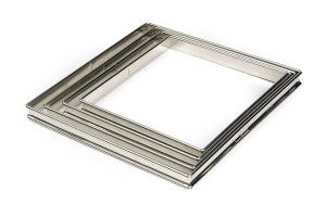 Cadre carré à tarte et flan 24 cm Gobel