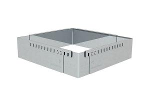 Cadre entremets carré adaptable inox 20 cm De Buyer