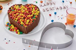 Cadre extensible coeur en inox 14 -26 cm Mathon