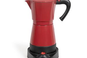 Cafetière électrique Italienne rouge 6 tasses 480 W Livoo