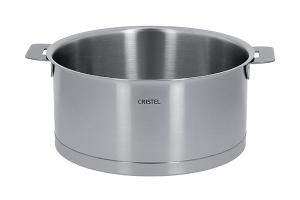 Casserole inox Strate sans manche 14 cm Cristel