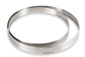 Cercle à tarte rond perforé 28,5 cm De Buyer