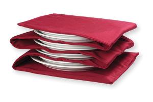 Chauffe 8 assiettes électrique rouge Domo